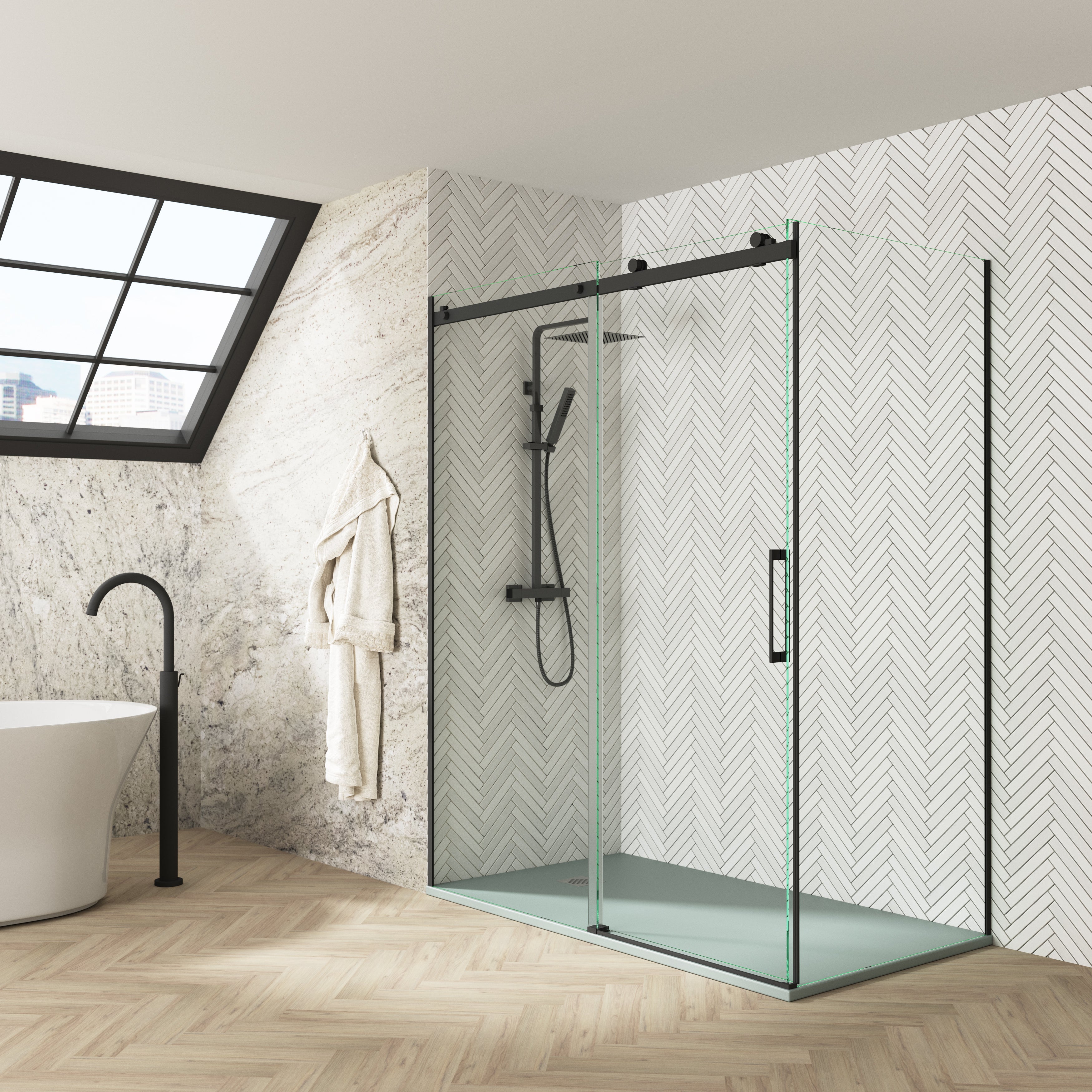 SHOWER GLASS DOORS - Loon Glass Co