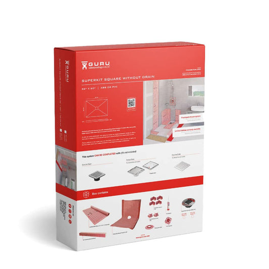 GURU Superkit Square Shower System