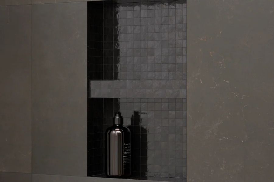 tiling a niche in a shower