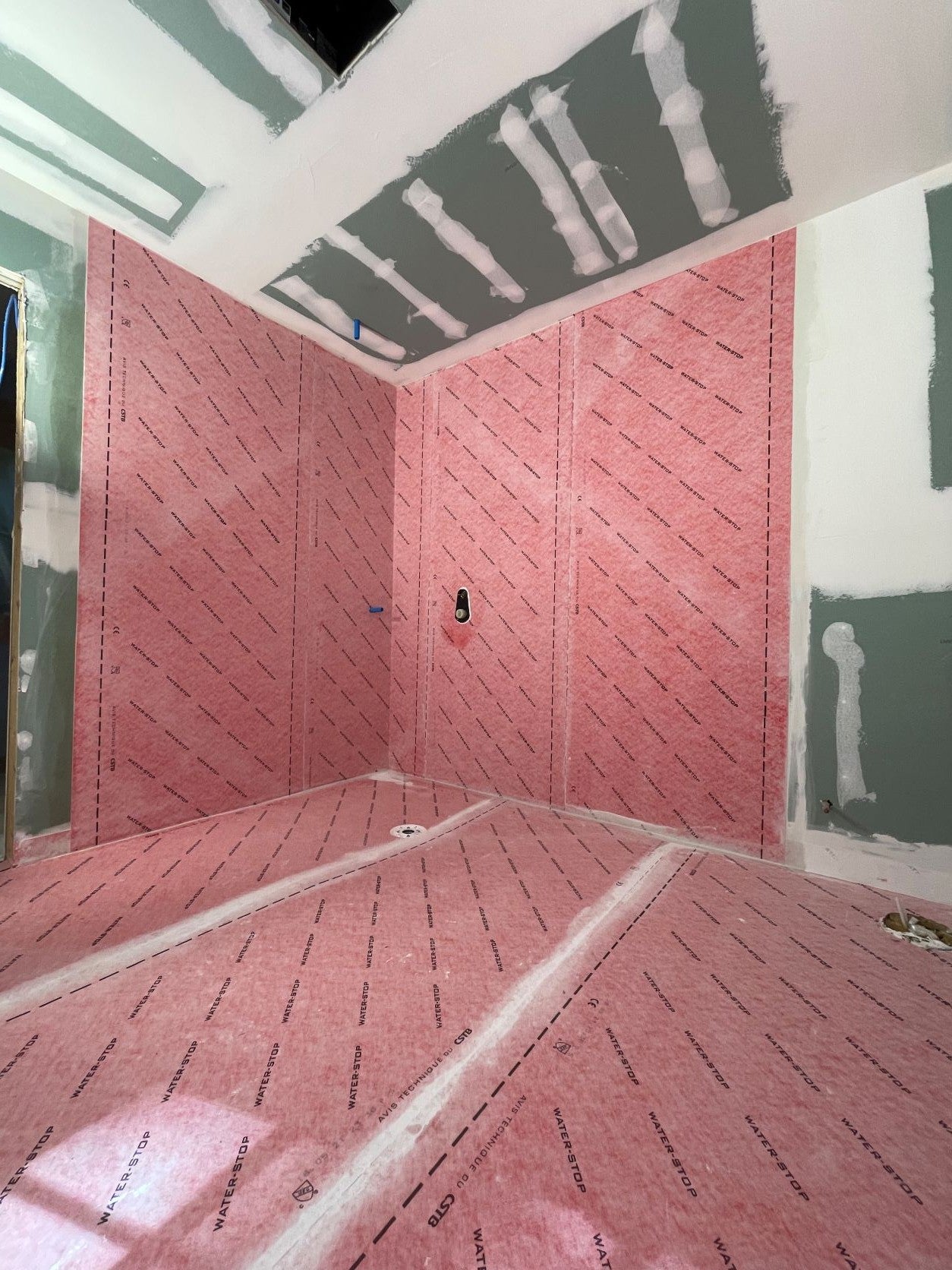 4 Pieces Inside Waterproofing Corner Shower ebrane Corner... 4 Pieces Inside Waterproofing Corner Shower ebrane Corner...