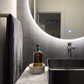 Zeek 36" Round Backlit LED Lighted Bathroom Wall Mirror Circular Acrylic Edge MARD36