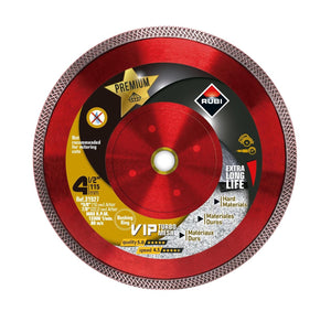 RUBI VIP PREMIUM 4 1/2" Diamond blade (DRY)