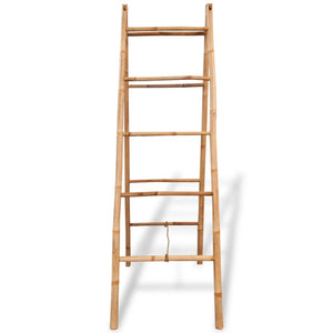 Towel Rack Brown Bamboo Medium Durable Bamboo Towel Rack