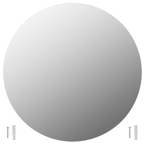 Wall Mirror Transparent Glass 27.6 in diameter Wall mounting