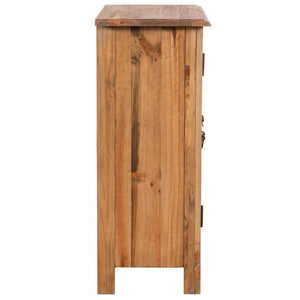 Side Cabinet Natural wood Solid pine wood Medium Side Cabinet