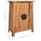 Side Cabinet Natural wood Solid pine wood Medium Side Cabinet