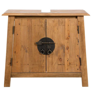 Bathroom Furniture Set Natural wood Solid pine wood Medium