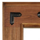 Mirror Brown Solid acacia wood, glass, powder-coated steel Medium
