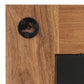 Mirror Brown Solid acacia wood, glass, powder-coated steel Medium