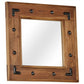 Mirror Brown Solid acacia wood, glass, powder-coated steel Medium