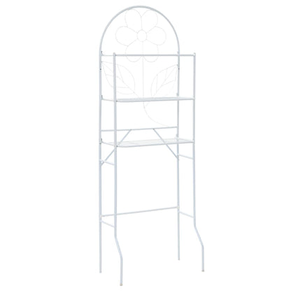 Toilet Rack White Steel Toilet Rack Rectangular Contemporary