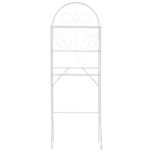 Toilet Rack White Steel Toilet Rack Rectangular Contemporary
