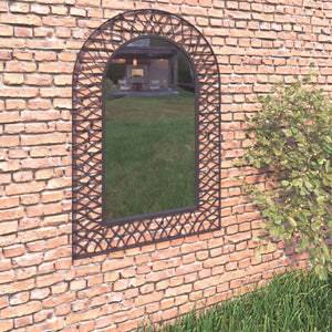 Wall Mirror Black Powder-coated steel, mirrored glass