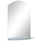 Wall Mirror Clear Toughened glass 15.7x23.6 in Wall mounting