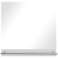 Wall Mirror Transparent Tempered Glass 11.8 x 11.8 in