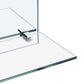 Wall Mirror Transparent Tempered Glass 11.8 x 19.7 in Wall Mirror