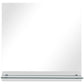 Wall Mirror Transparent Tempered Glass 15.7 x 15.7 in Wall mount