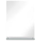 Wall Mirror Transparent Tempered Glass 15.7x23.6 in Wall mounting