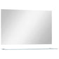 Wall Mirror Transparent Tempered Glass 39.4 x 23.6 in