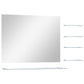 Wall Mirror Silver Tempered glass 31.5 x 23.6 in Storage