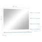 Wall Mirror Silver Tempered glass 31.5 x 23.6 in Storage