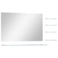 Wall Mirror Silver Tempered Glass 39.4 x 23.6 in Wall Mirror