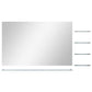 Wall Mirror Silver Tempered Glass 39.4 x 23.6 in Wall Mirror