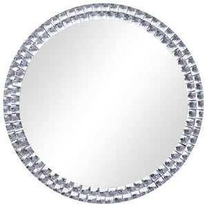 Wall Mirror Silver Acrylic crystal, toughened glass Medium