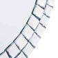 Wall Mirror Silver Acrylic Crystal, Tempered Glass 23.6 in Diameter