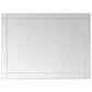 Wall Mirror Transparent Glass Medium Decorative Inlays