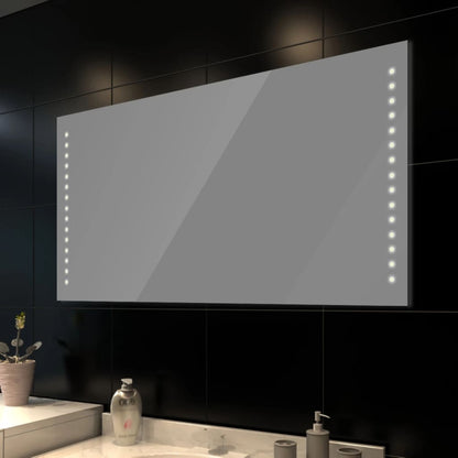 Bathroom Mirror Warm white Tempered Glass 39.4 x 23.6 in