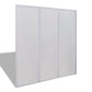 Shower Bath Screen Wall 55.5 x 52.0" 3 Panels Foldable