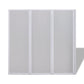 Shower Bath Screen Wall 55.5 x 52.0" 3 Panels Foldable