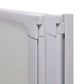 Shower Bath Screen Wall 55.5 x 52.0" 3 Panels Foldable
