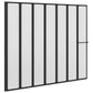 Shower Bath Screen Wall 55.1 x 66.1" 7 Panels Foldable with Towel Rack