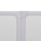 Shower Bath Screen Wall 55.1 x 66.1" 7 Panels Foldable with Towel Rack