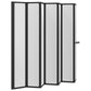 Shower Bath Screen Wall 55.1 x 66.1" 7 Panels Foldable with Towel Rack