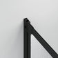 Shower Bath Screen Wall 55.1 x 66.1" 7 Panels Foldable with Towel Rack