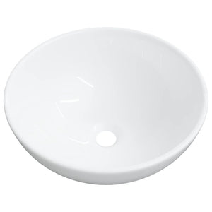 Wash Basin White 11.0x11.0x3.9" Ceramic