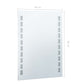 Bathroom Mirror Silver Glass Medium Bathroom Mirror Rectangular