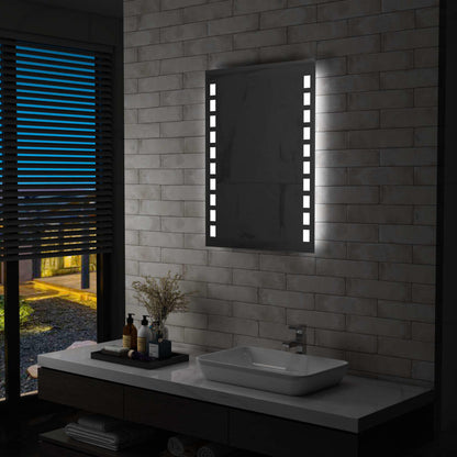Bathroom Mirror Silver Glass Medium Bathroom Mirror Rectangular