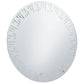 Bathroom Mirror Silver Glass 31.5 in Diameter Lights
