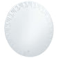 Bathroom Mirror Silver Glass 31.5 in Diameter Lights