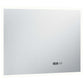 Bathroom Mirror Silver Glass, Aluminum 31.5 x 23.6 in Lights