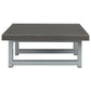 Bathroom Wall Shelf Gray Engineered wood 23.6 in x 15.7 in x 6.4 in