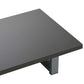 Bathroom Wall Shelf Gray Engineered wood 23.6 in x 15.7 in x 6.4 in