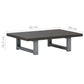 Bathroom Wall Shelf Gray Engineered wood 23.6 in x 15.7 in x 6.4 in