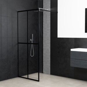Walk-in Shower Screen Clear Tempered Glass 55.1"x76.8"