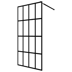 Walk-in Shower Screen Frosted Tempered Glass 55.1"x76.8"
