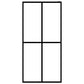 Walk-in Shower Screen Frosted Tempered Glass 31.5"x76.8"